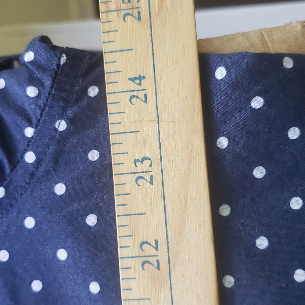 LRL RALPH LAUREN Capri Style Polka Dot Pajama Set - Navy - Picture 9 of 12